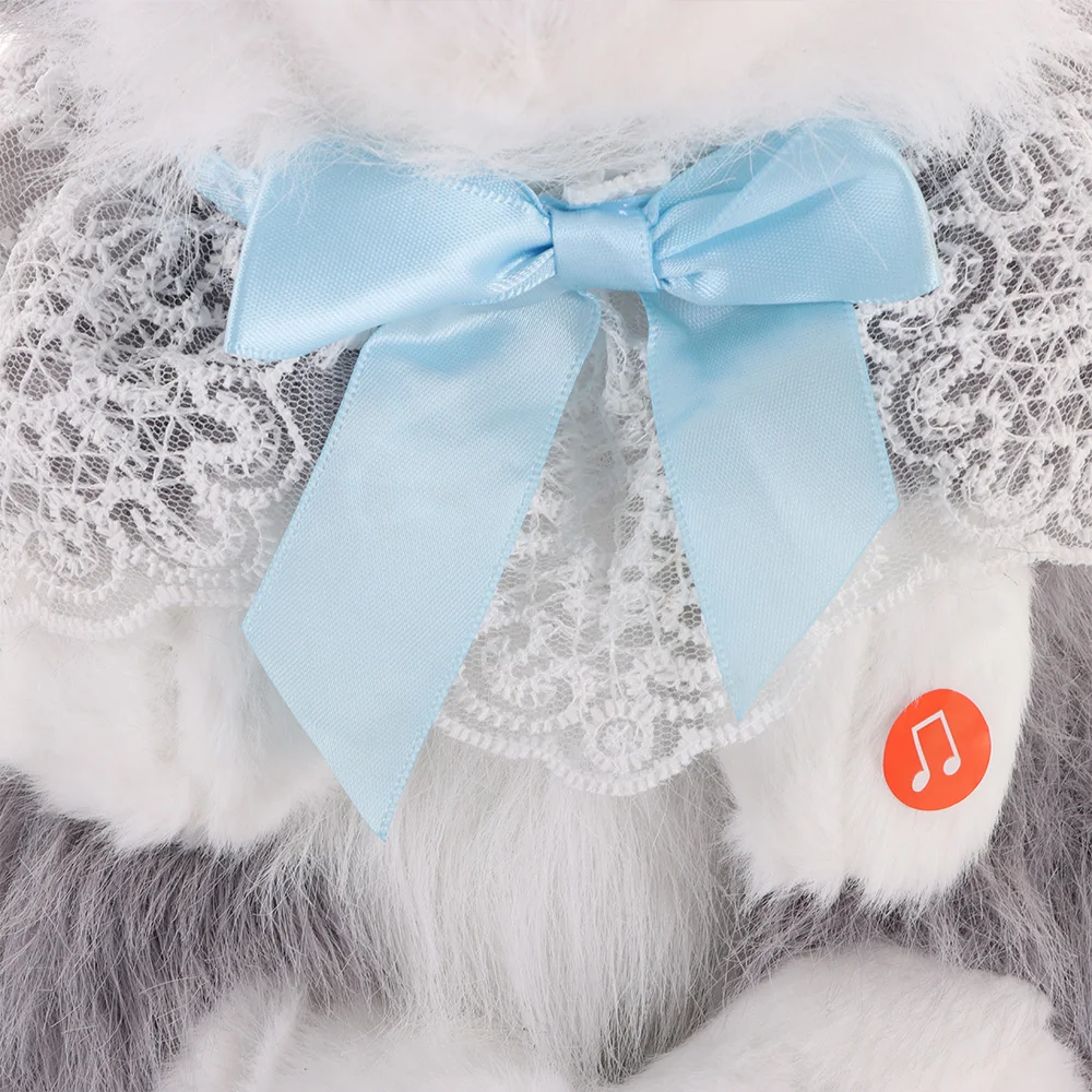 Mochila de gato realista de peluche suave para muñeca adorable - imagen 5