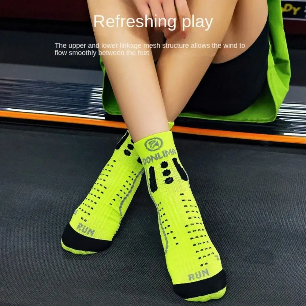 Calcetines deportivos gruesos transpirables con base toalla para correr - imagen 2