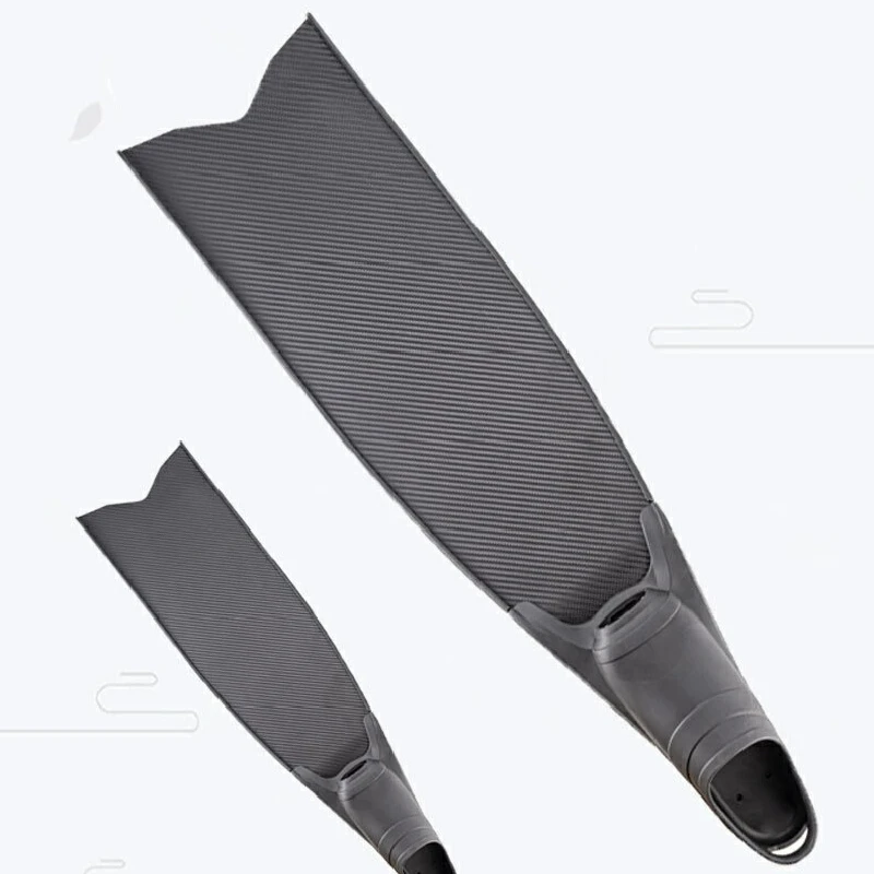 Aletas de snorkel largas TPR desmontables para entrenamiento adultos - imagen 4