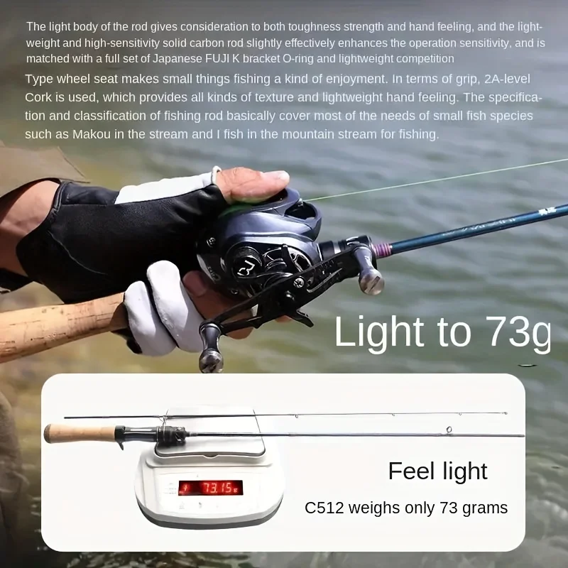 Rancy Fuji Guide UL caña ultraligera de punta sólida para trucha - imagen 4
