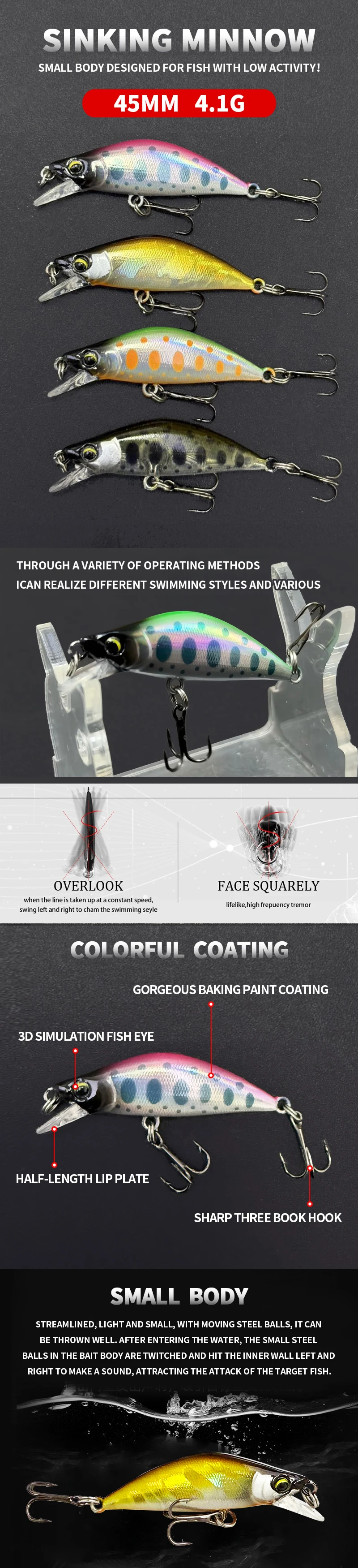 Mini Minnow 4g 45mm vista lateral