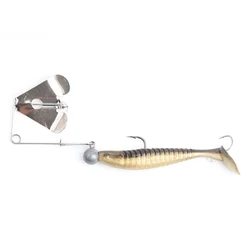 OUTKIT Spinnerbait giratorio para lucio
