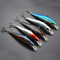 Minnow Duro Con Ojos 3D Señuelo De Hundimiento Laser Crankbait