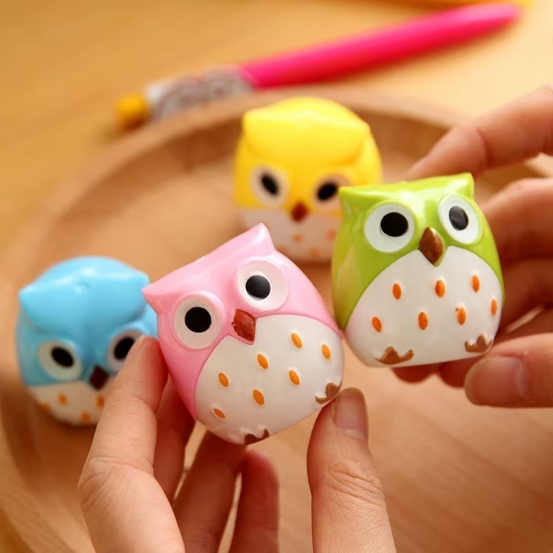 Sacapuntas Mini Diseño Búho - Divertido y Bonito para Escolares - imagen 4