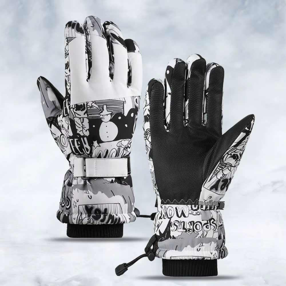 Guantes térmicos de ciclismo impermeables con pantalla táctil - imagen 3