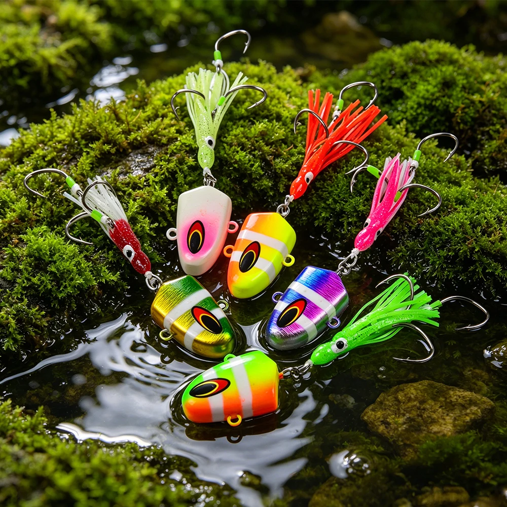 PROBEROS Popper para agua salada con faldón de pulpo y triple - imagen 3