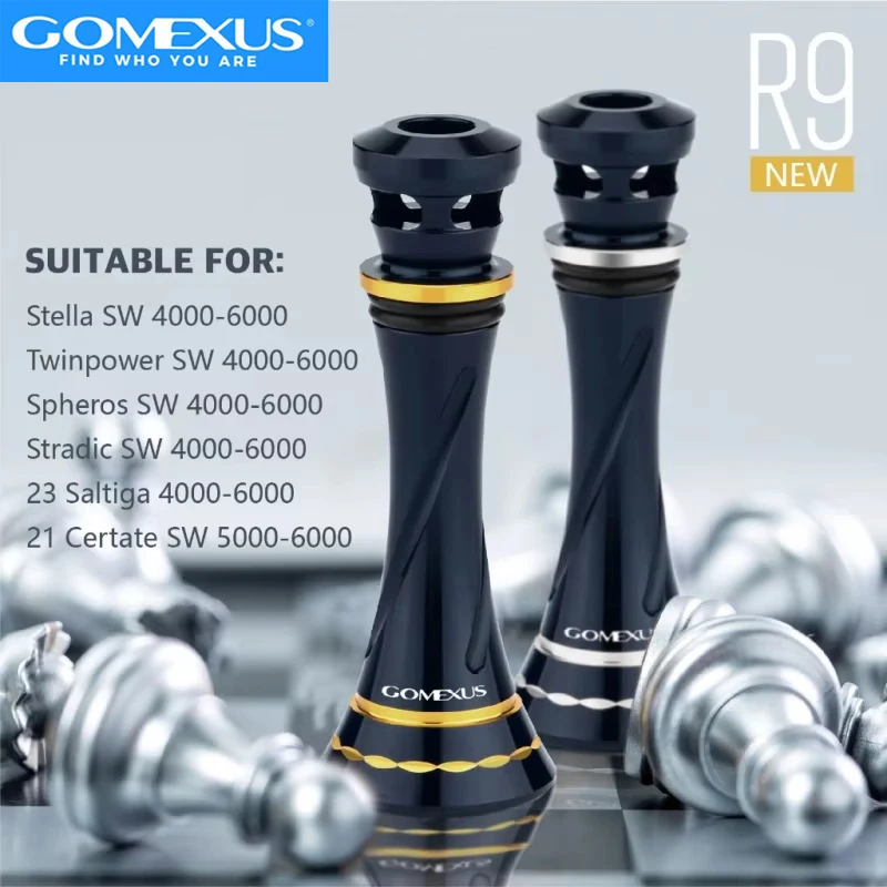 Soporte de carrete Gomexus de aluminio para carretes Shimano y Daiwa - imagen 4