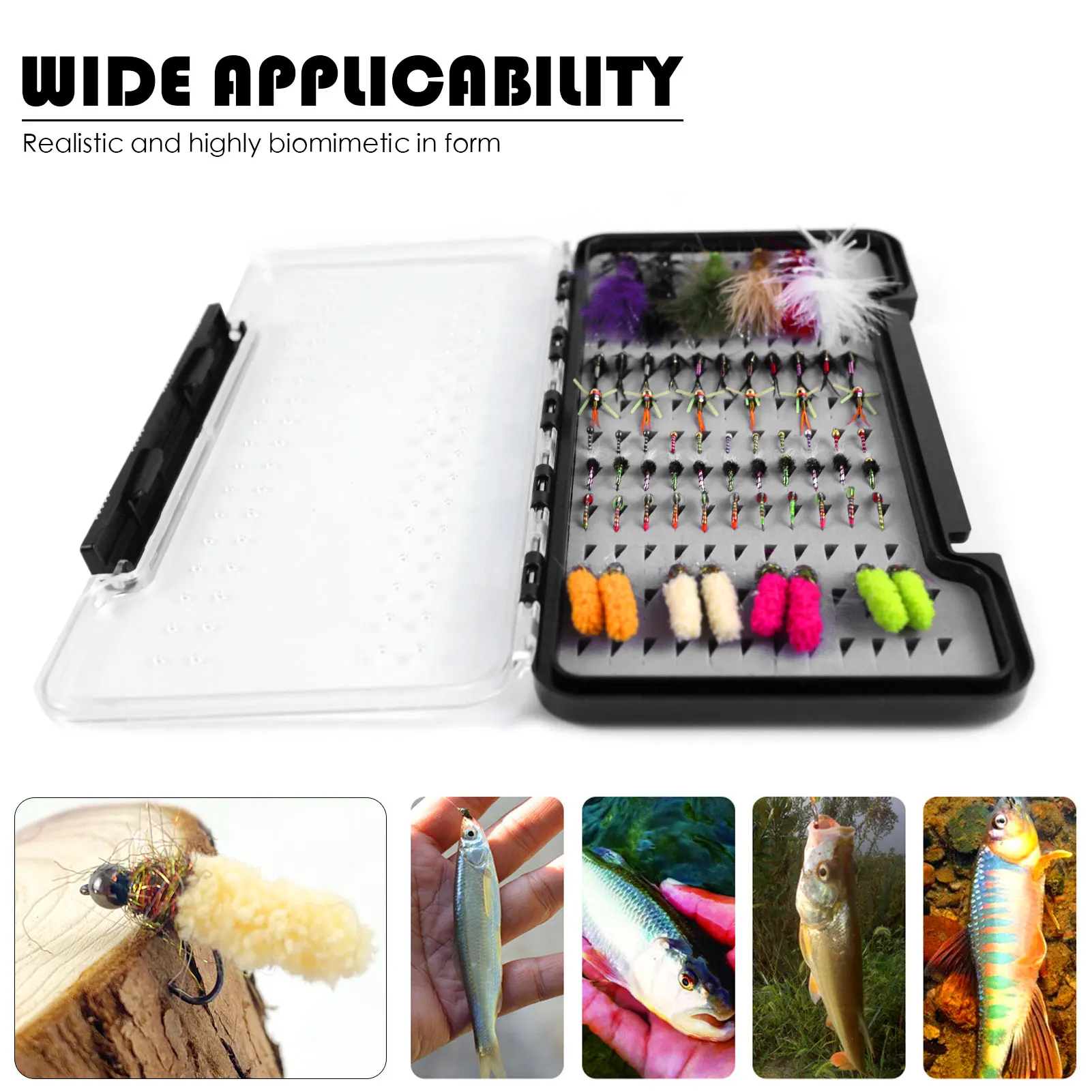 FREE FISHER Kit de moscas artificiales: ninfas y streamers - imagen 3