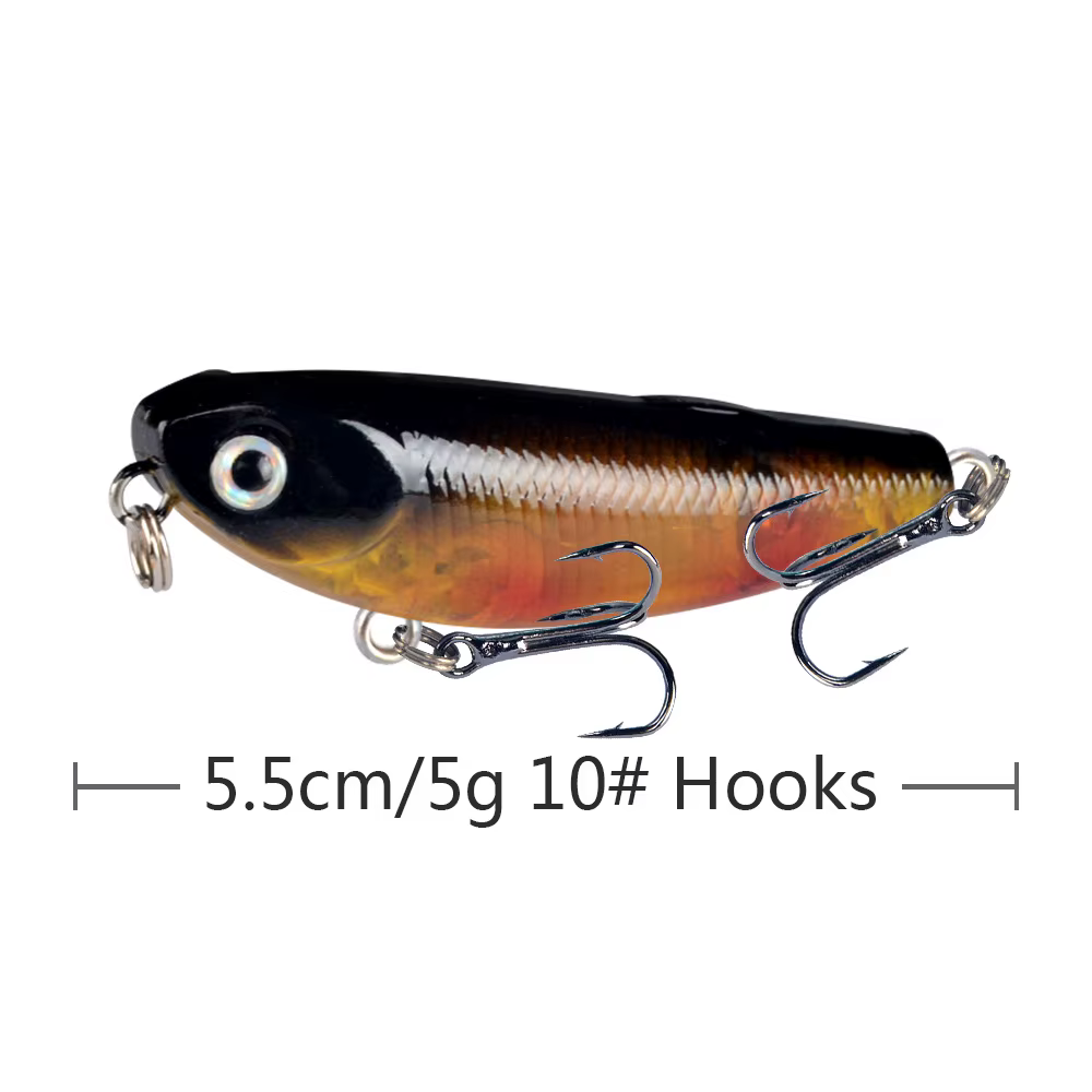 Señuelo lápiz Wobbler 55mm 5g Topwater para lubina - imagen 2