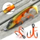 Spinpoler 3X Strong Anzuelo triple UV naranja con asistencia y púas - imagen 3