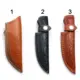 Funda de cuero con soporte para cinturón – cuchillo y linterna - imagen 3