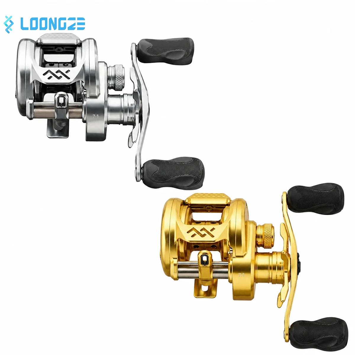 Carrete ultraligero LOONGZE B201MC CNC de aluminio para lanzado largo - imagen 3