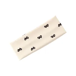 Diadema deportiva absorbente con estampado de lazo elástico