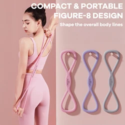 Banda elástica en forma de 8 para yoga pilates y entrenamiento