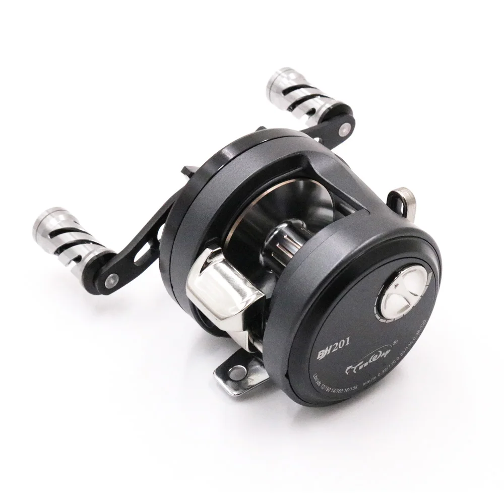 Golden Wolf BH300 carrete pesca con mosca metálico horizontal - imagen 2