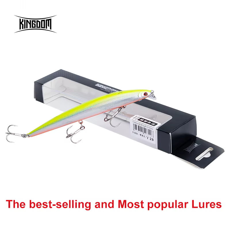 Swimbait flotante Kingdom 120mm agua salada - imagen 5