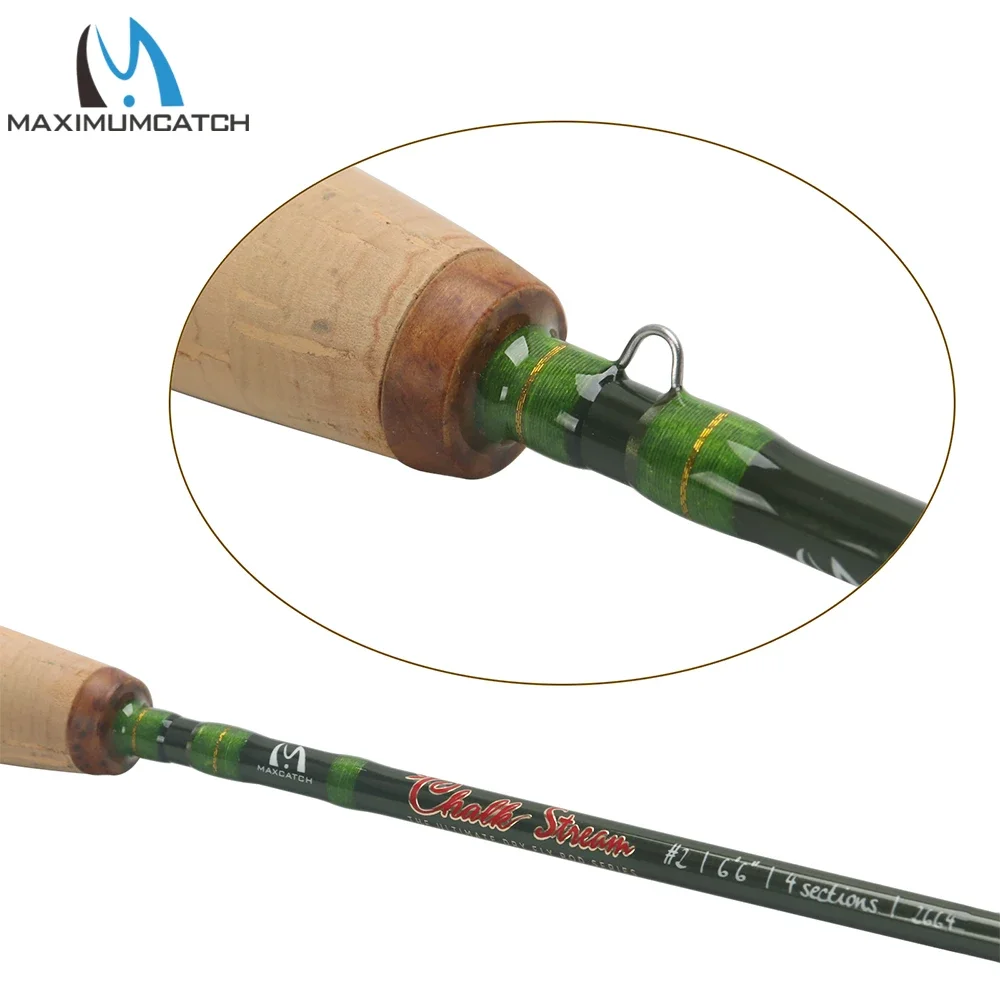MAXCATCH CHALK Stream Caña de pesca con mosca ultraligera acción rápida - imagen 5