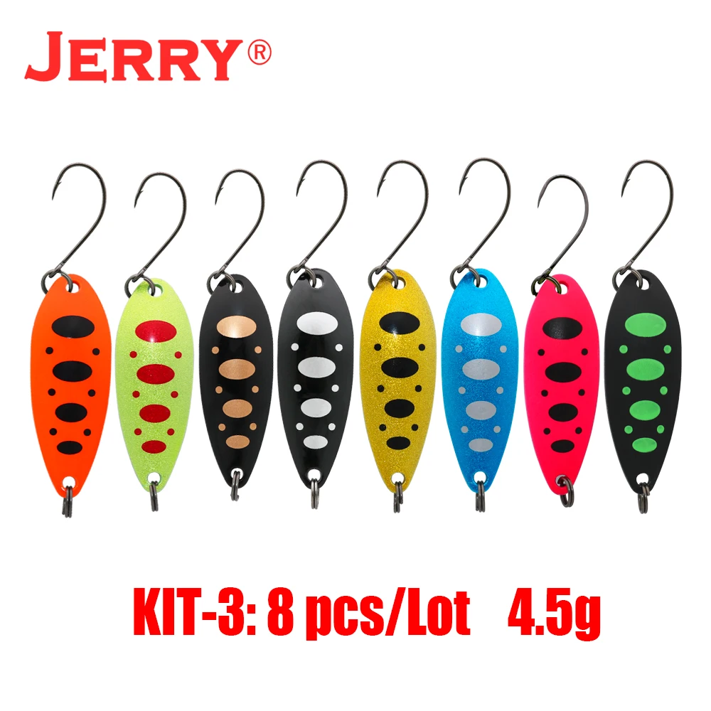 Jerry Scorpio Juego Cucharas Metal UV para Lucio Trucha Agua Dulce - imagen 3