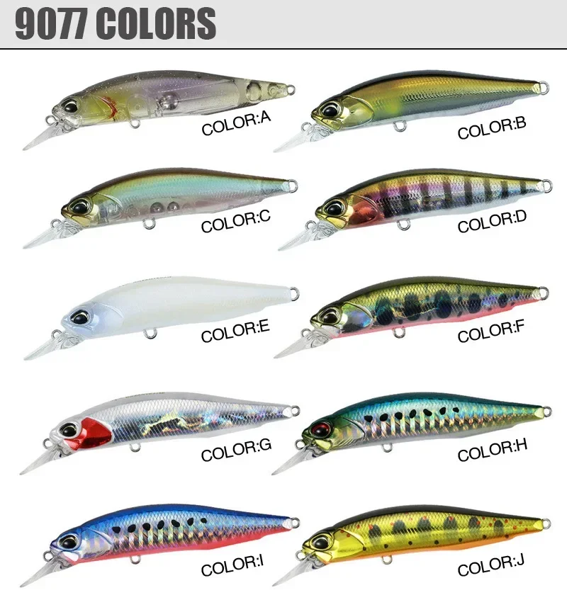 Señuelos Minnow Wobbler Jerkbait suspendido para culter y alburnus - imagen 2