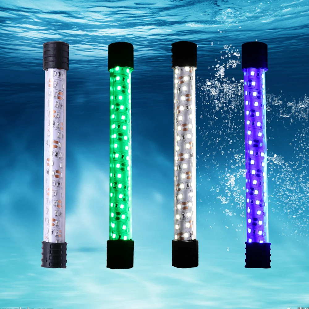 Comparativa de iluminación LED subacuática