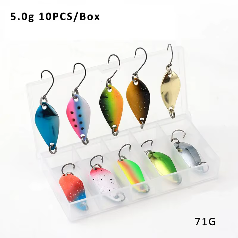 Set de Jig Heads multipeso 2,5g/3,5g/5g para trucha y lubina - imagen 4