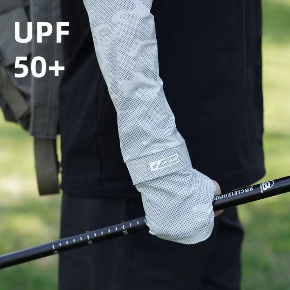 Manga anti-UV Ice Silk transpirable para pesca con protección solar - imagen 5