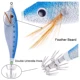 Señuelos para calamar y pulpo de madera luminosos Free Fisher - imagen 4