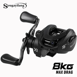 Carrete Pesca Sougayilang X1 – Bobina Aluminio CNC Agua Dulce y Salada