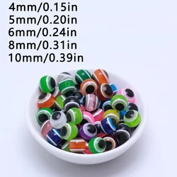 Cuentas ojo de pez para pesca resistentes en colores, señuelos DIY