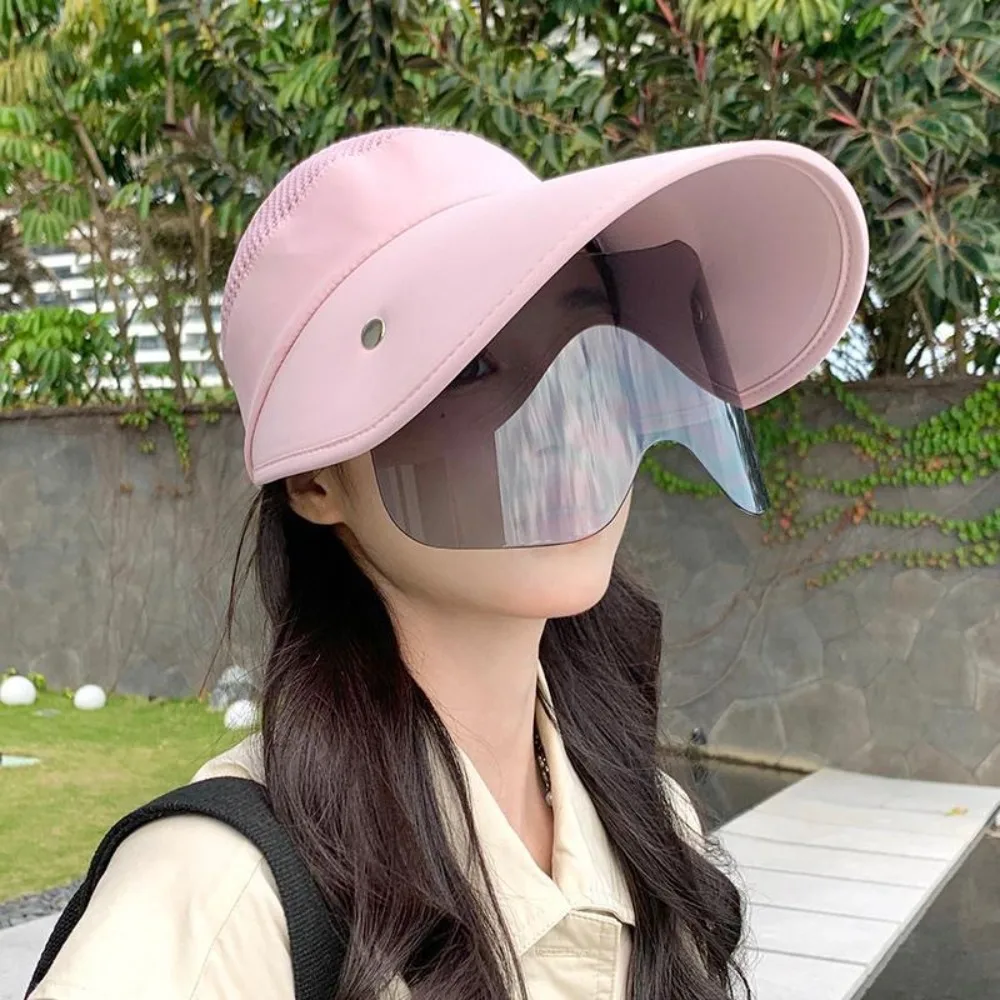 Sombrero protección solar ala ancha UV para mujer, tipo cubo - imagen 4