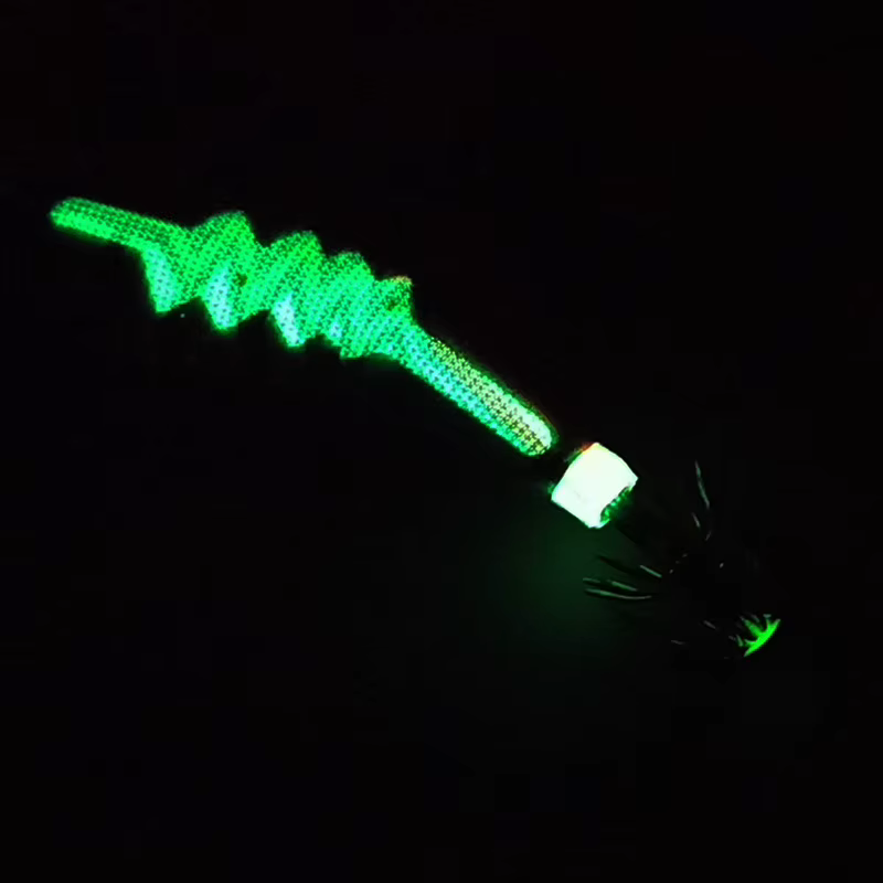 Jigs Luminosos para Calamar 13 cm con Campana – Señuelos de Pesca Marina - imagen 2