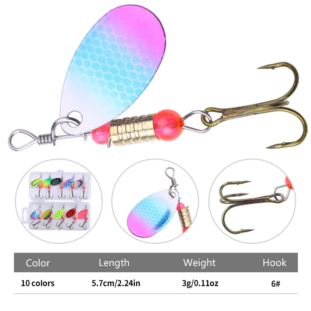 Señuelo Cuchara Spinner 6cm 3g – Ideal para Lucio y Walleye - imagen 3