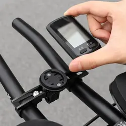 Soporte para ciclocomputador en manillar TT ajustable de aluminio