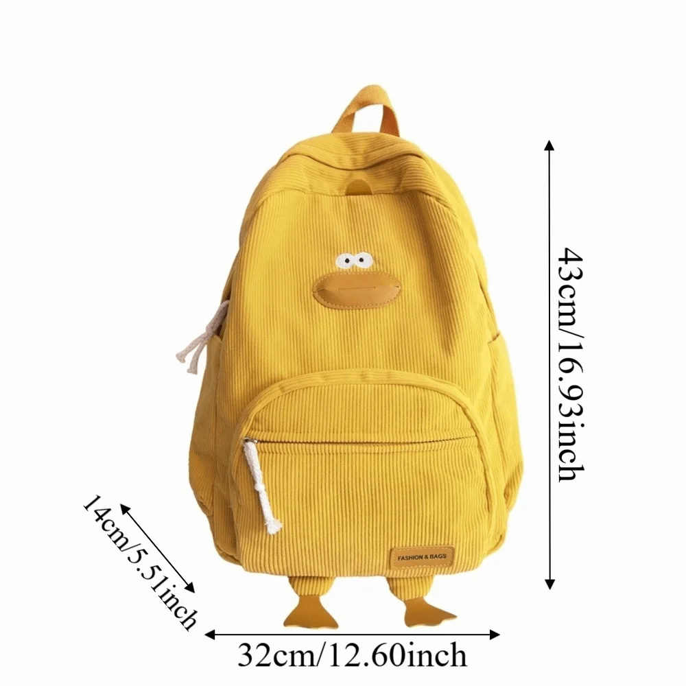 Mochila de lona para niñas en colores