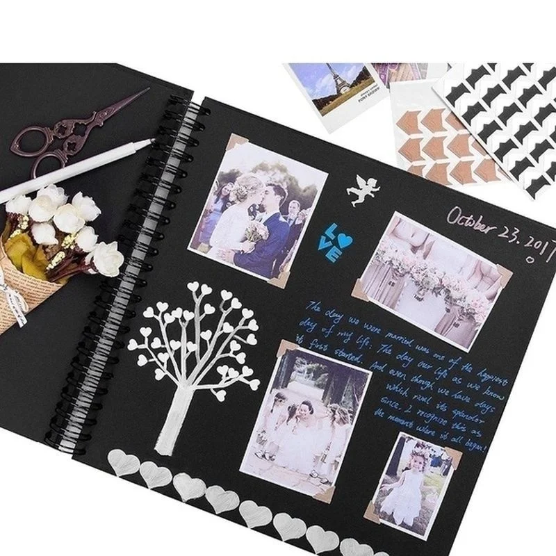 Álbum artesanal de fotos para scrapbooking y recuerdos - imagen 2