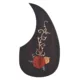 Protector de guitarra de ébano con diseño floral para acústica - imagen 4