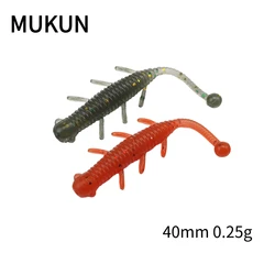 Señuelo de silicona Rockfish Mukun Ajing pesca marina ligero