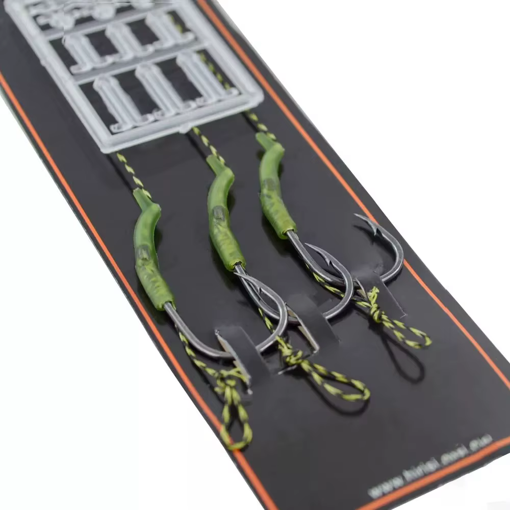 Aparejo listo para usar con anzuelo y topes Boilie de carpa eficaz - imagen 2