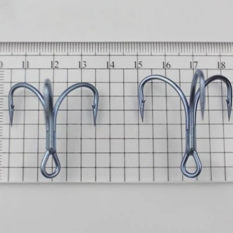 Anzuelos triples acero al carbono antienredos para agua salada - imagen 3