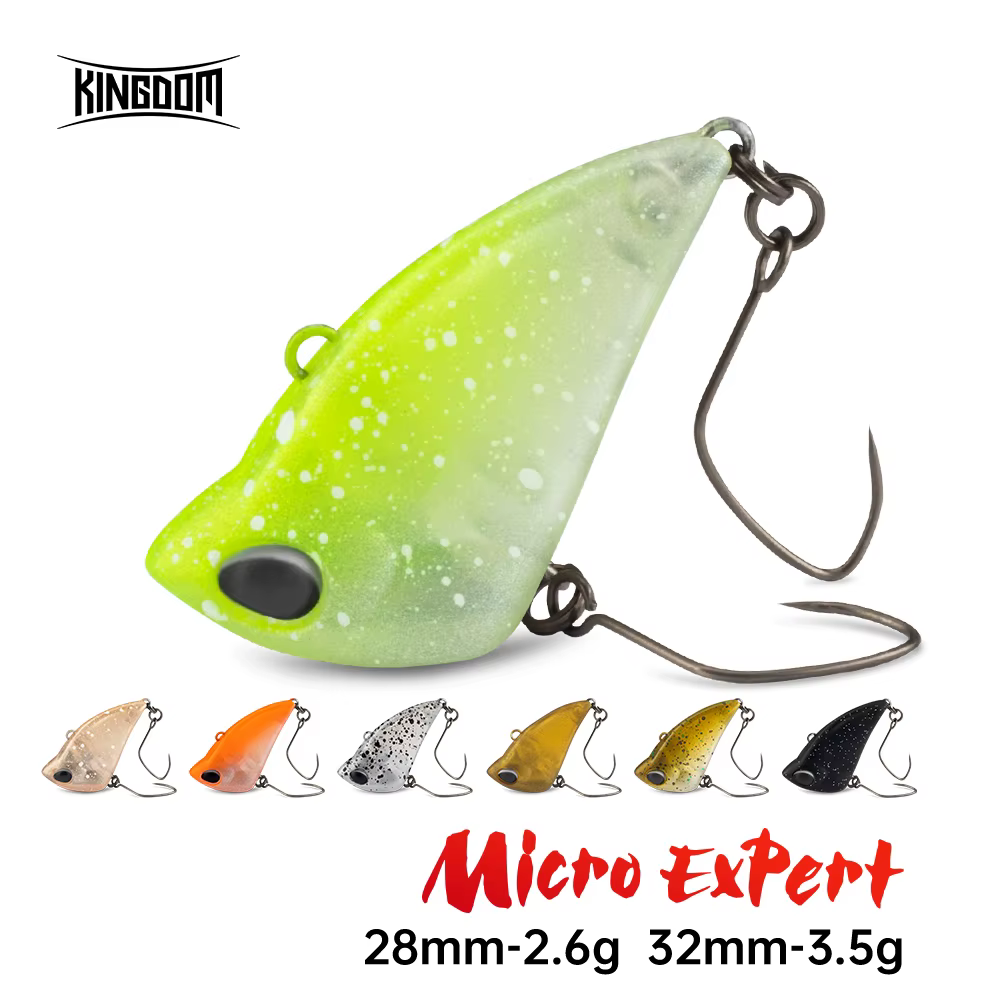 Kingdom Micro Expert – Señuelo vibrante hundible para trucha - imagen 3