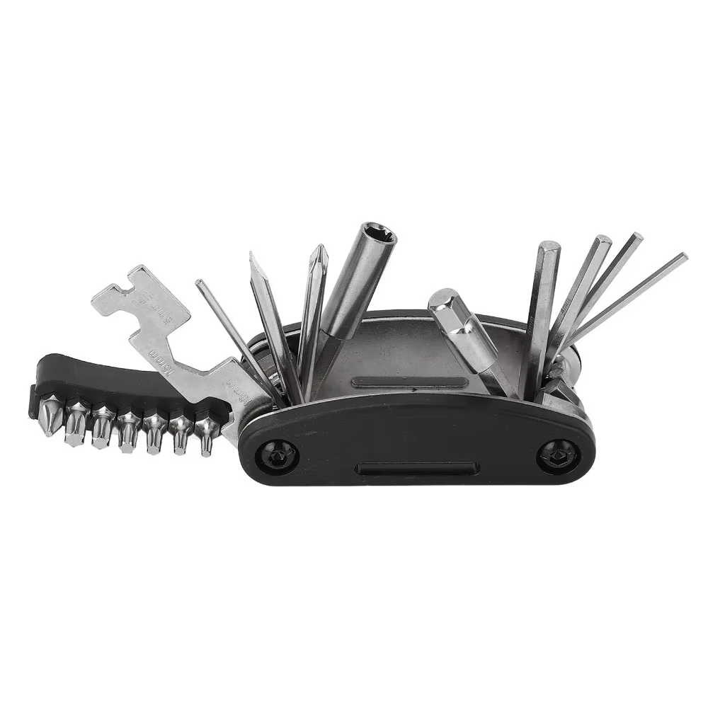 Kit 21 Piezas Herramientas Bicicleta Acero Carbono – Integrado y Compacto