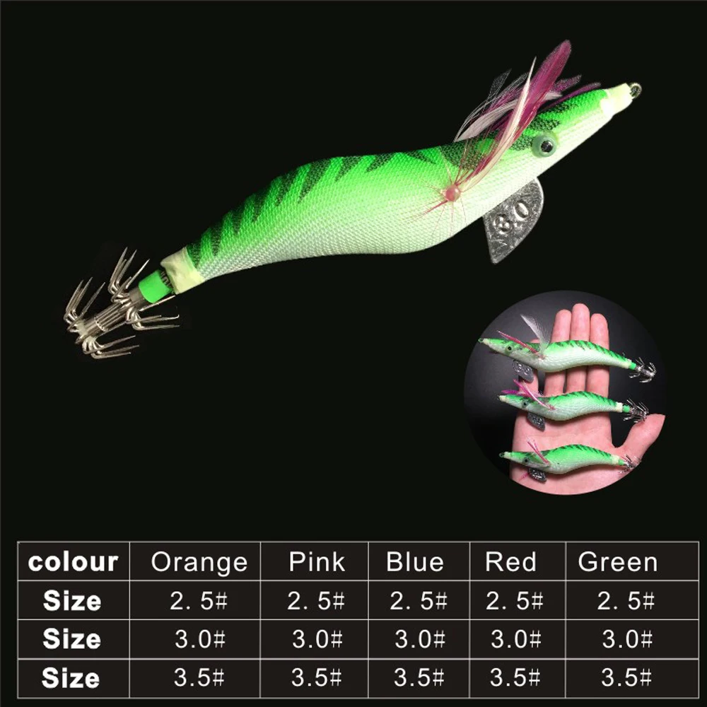 Roada cebo luminoso de calamar – Pesca spinning en mar - imagen 3