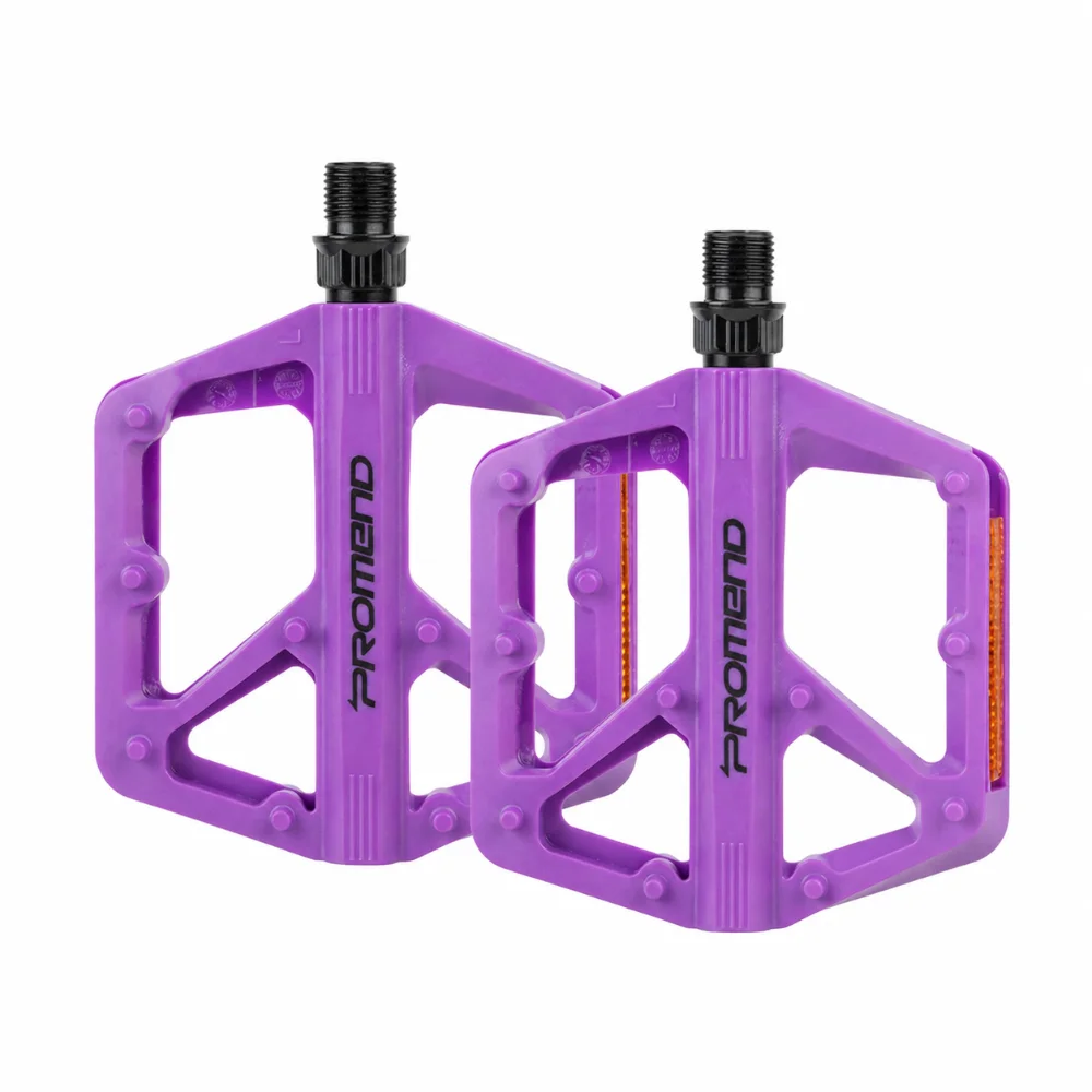 Pedales de plataforma dobles DU – Cuerpo nylon, eje acero al boro