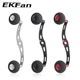 Manivela de carrete EKFan para baitcasting con doble perilla aluminio - imagen 2