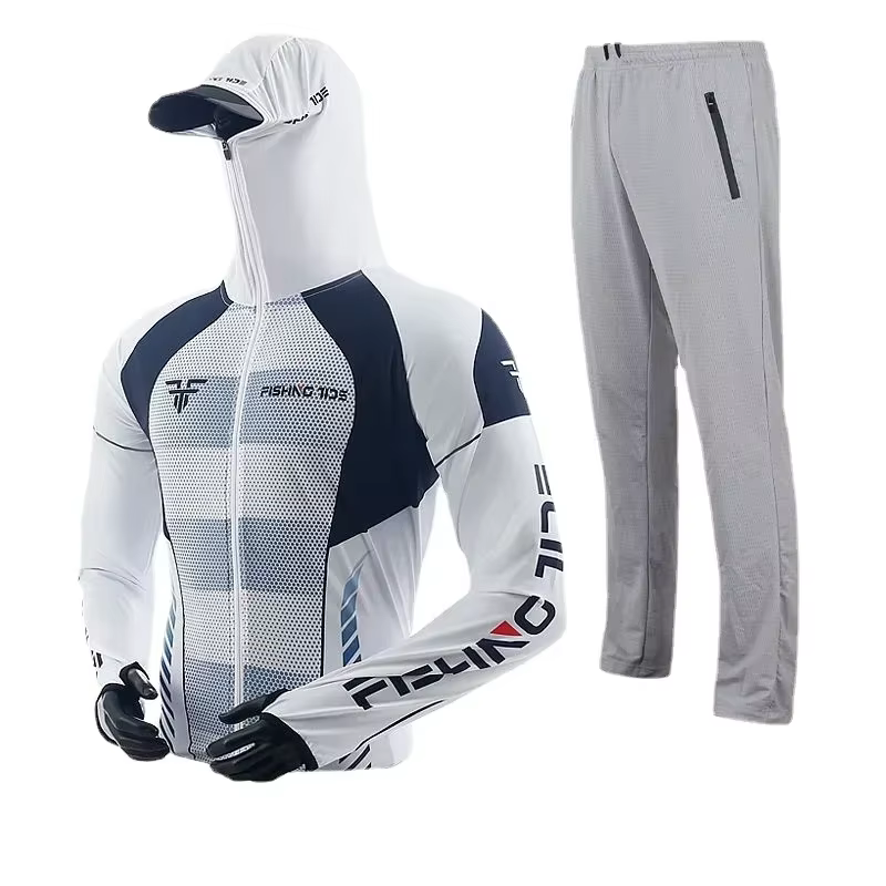 Ropa de pesca transpirable con protección solar UV - imagen 3