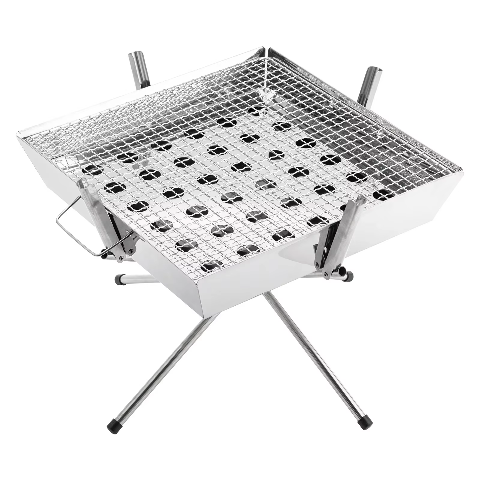 Parrilla portátil plegable para cocinar al aire libre