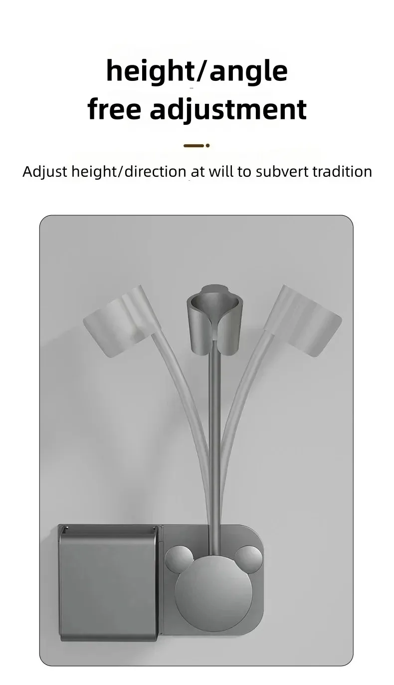 Soporte en pared para un uso práctico y ordenado