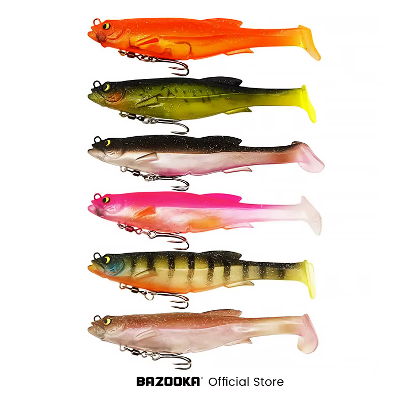 Bazooka Swimbait Cola T – Señuelo de vinilo para lubina y jigging - imagen 2