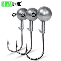 Anzuelos Jig Head Rockfish Ajing Cabeza plomada para vinilo