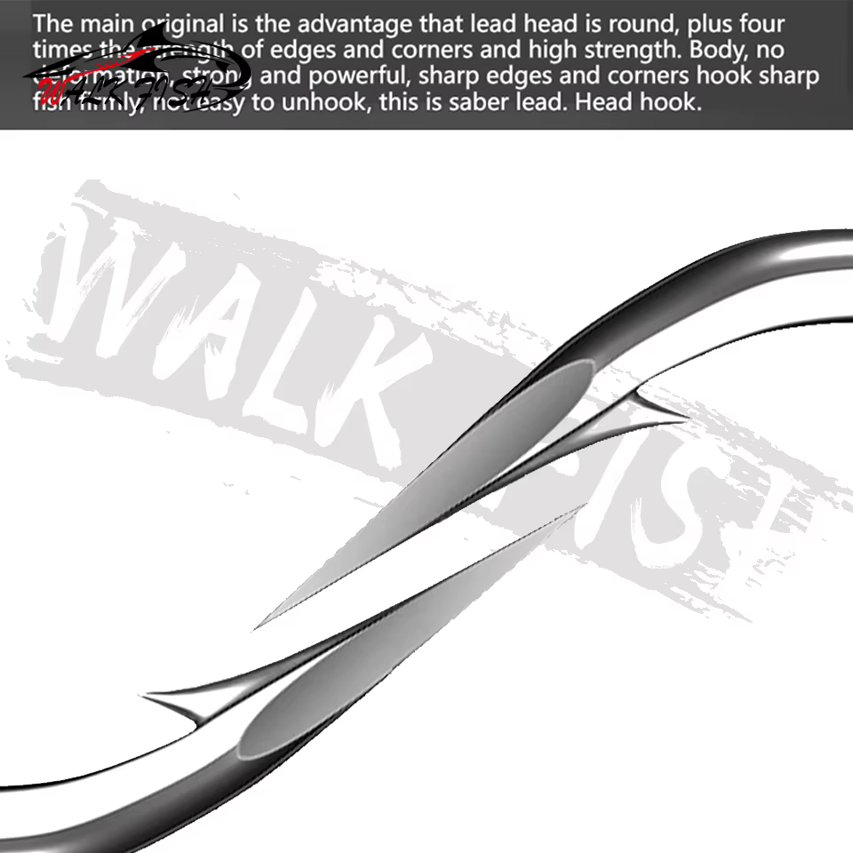 WALK FISH Jig Head - Cabezal anzuelo 3-15g para vinilo - imagen 5